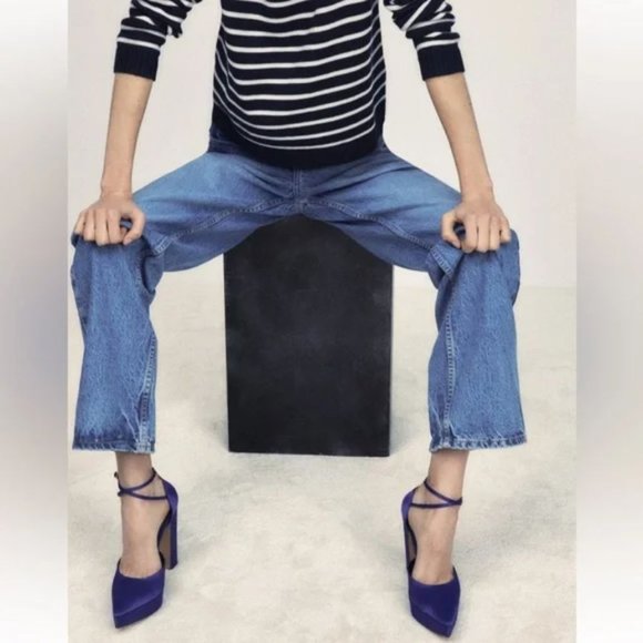 ZARA HEELED PLATFORM SHOES - Picture 1 of 6